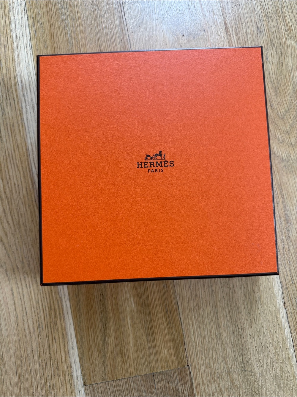 Hermès Orange Belt Box - Signature Logo